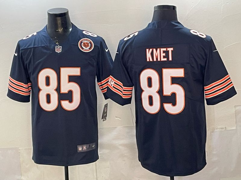 Men 2026 Chicago Bears #85 Kmet blue 2th generation Nike Limited NFL Jersey style 006->chicago bears->NFL Jersey